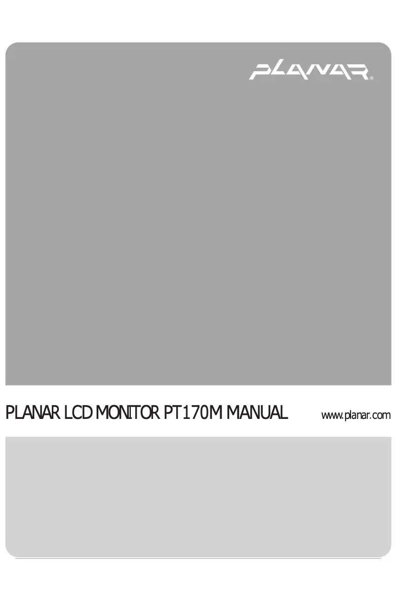 Image de la première page du manuel de l'appareil PT170M