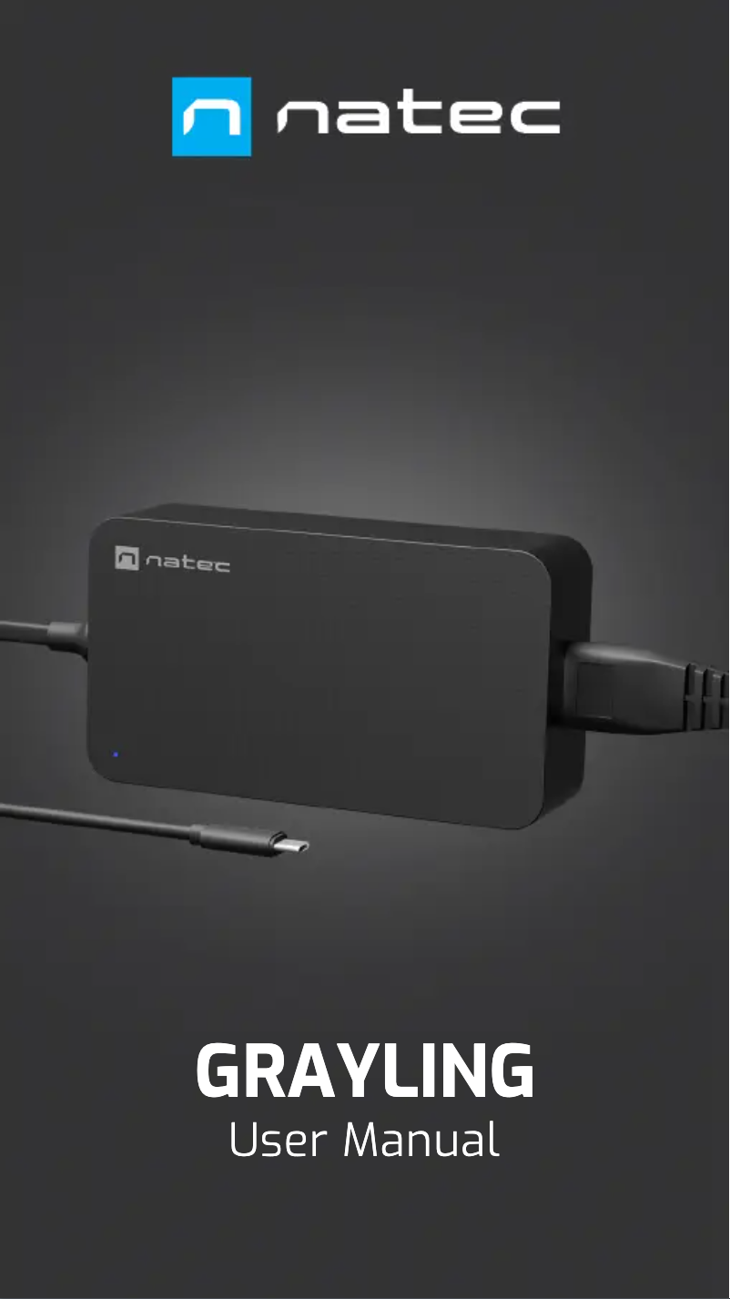 Image de la première page du manuel de l'appareil Grayling