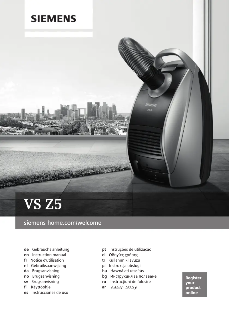 Image de la première page du manuel de l'appareil VSZ5GP1266