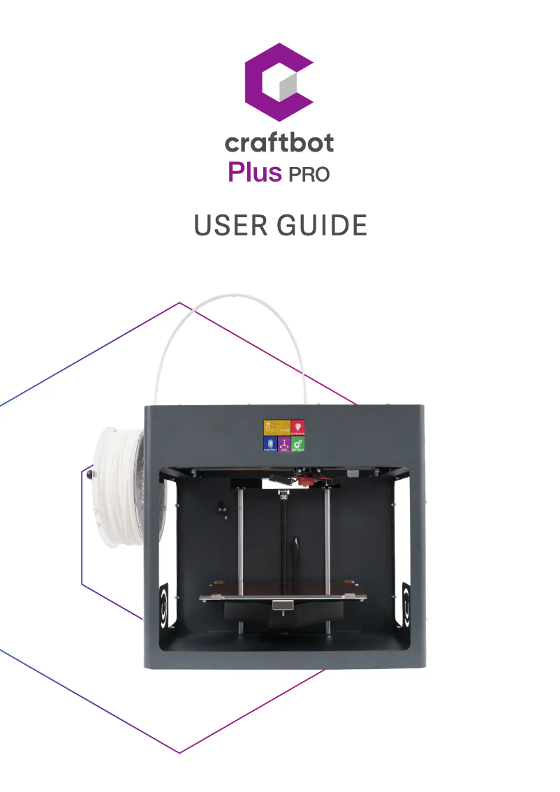 Page n°1 - Manuel utilisateur Craftbot Plus Pro