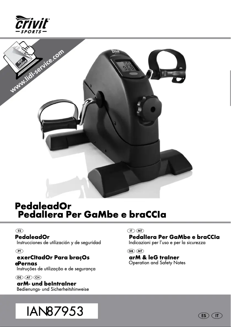 Page n°1 - Manuel utilisateur Crivit IAN 87953