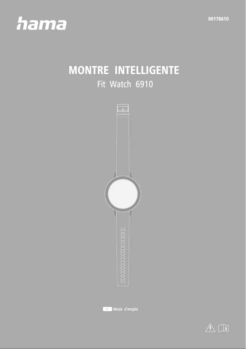 Página 1 del manual Manual de usuario Hama Fit Watch 6910