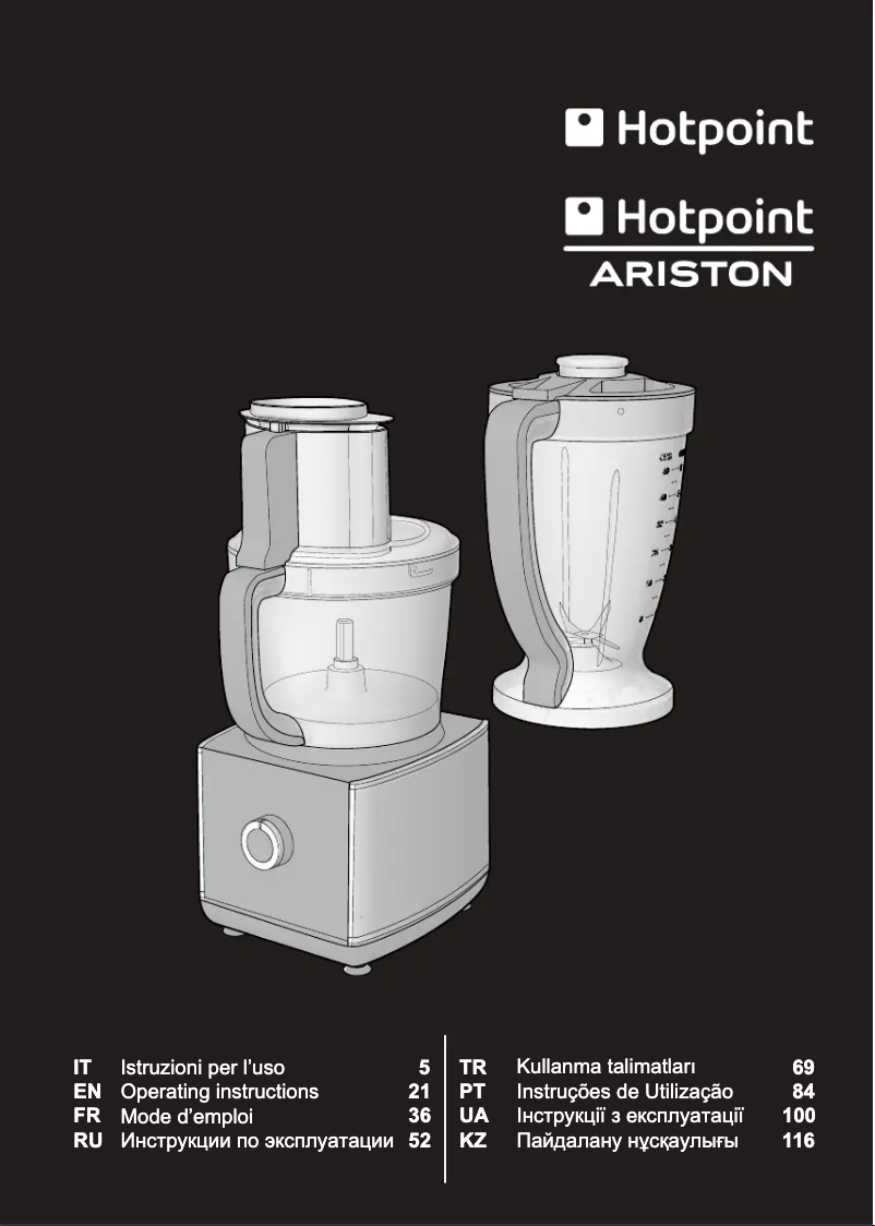 Page 1 de la notice Manuel utilisateur Hotpoint Ariston FP 1005 AX0