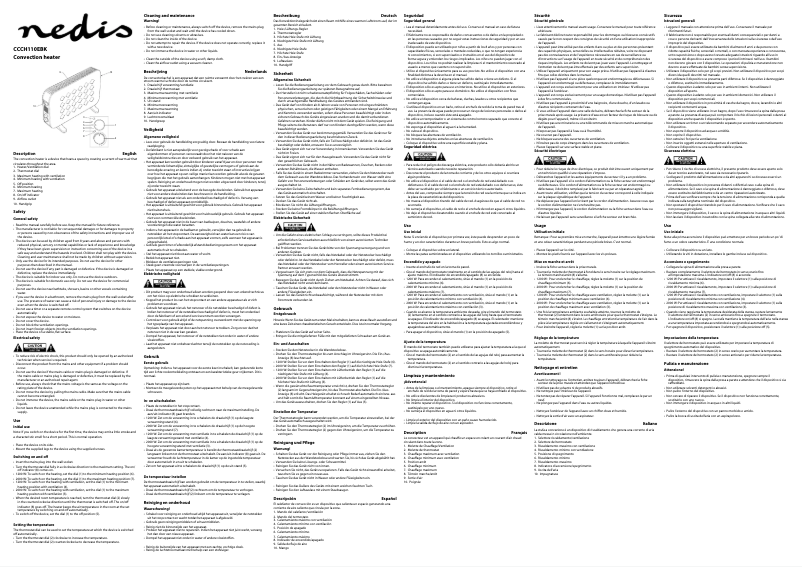 Image de la première page du manuel de l'appareil CCCH110EBK