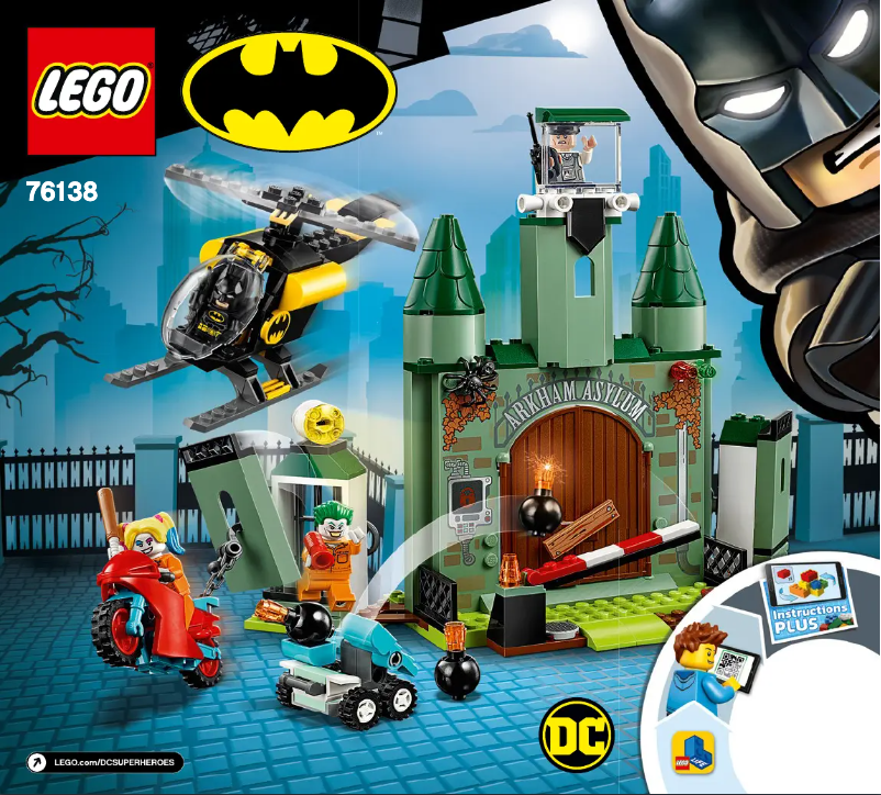 Page n°1 - Manuel utilisateur Lego Batman 76138