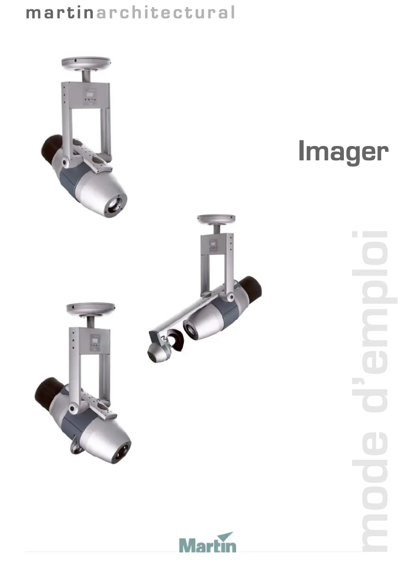 Page 1 de la notice Manuel utilisateur Martin Imager Base