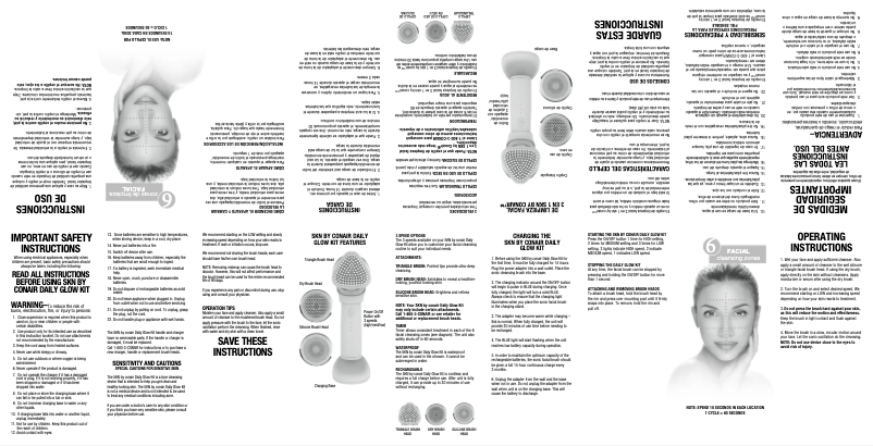 Page 1 de la notice Manuel utilisateur Conair skn SFB11GK