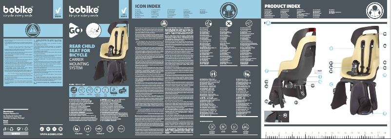 Page 1 de la notice Manuel utilisateur Bobike GO Maxi