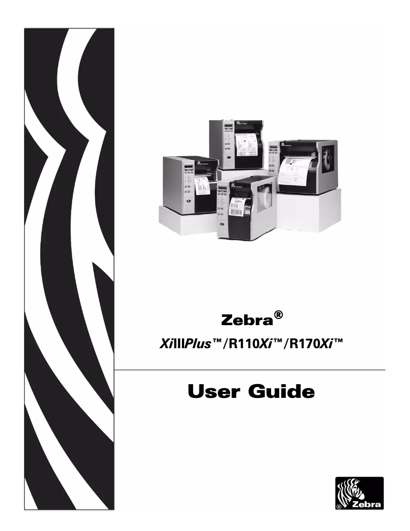 Image de la première page du manuel de l'appareil 110XiIIIPlus