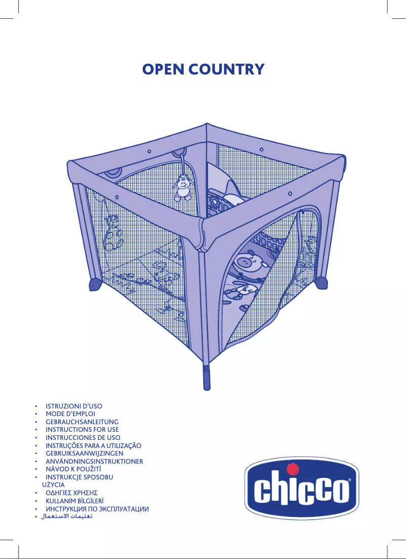 Page 1 de la notice Manuel utilisateur Chicco Box Open Country