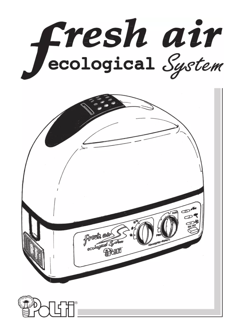 Page 1 de la notice Manuel utilisateur Polti Fresh Air FA30