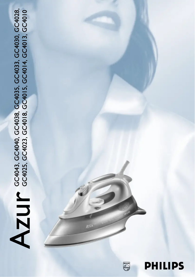 Image de la première page du manuel de l'appareil Azur GC4018