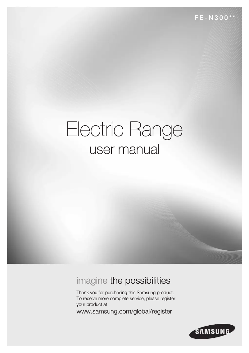 Page 1 de la notice Manuel utilisateur Samsung FEN300WX