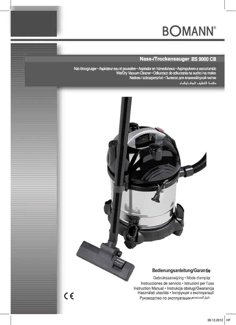 Página 1 del manual Manual de usuario Bomann BS 9000 CB