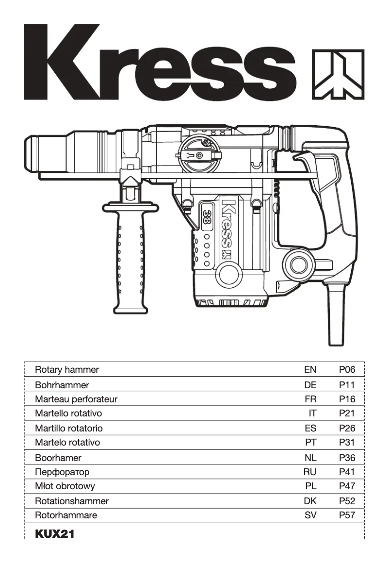 Image de la première page du manuel de l'appareil KUX21