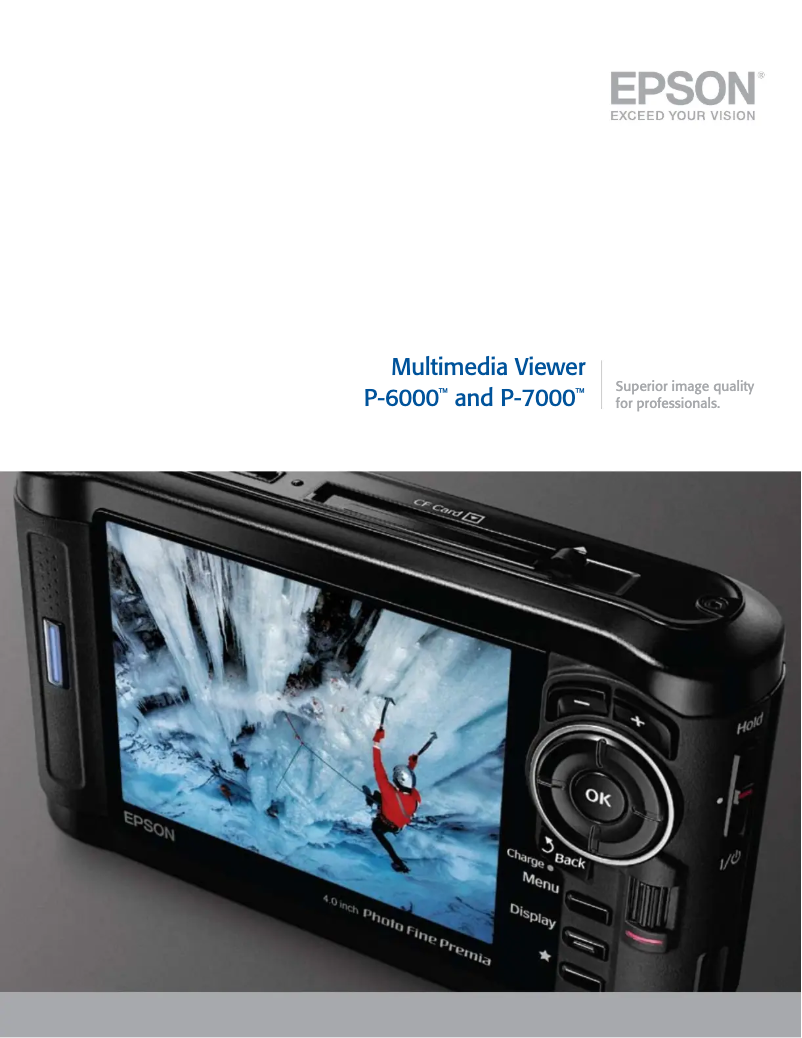 Page n°1 - Brochure Epson P-6000