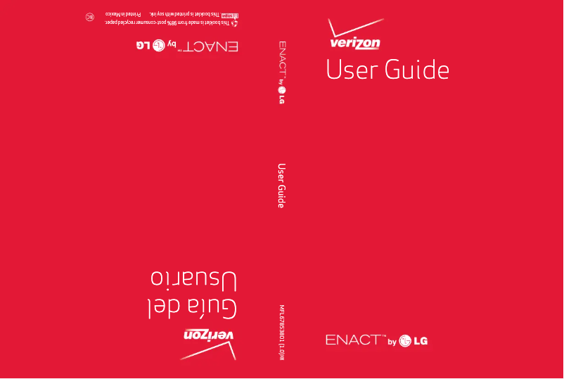 Página 1 del manual Manual de usuario LG Enact