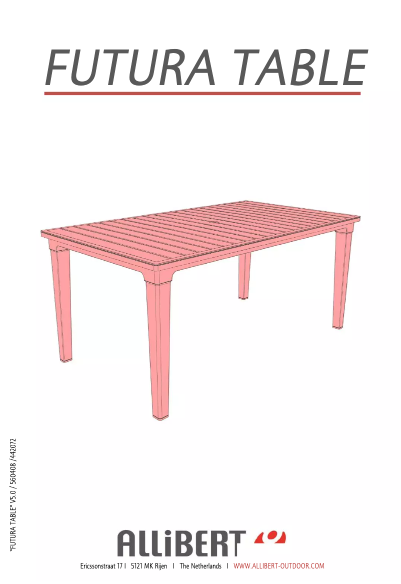 Page n°1 - Manuel utilisateur Allibert Futura