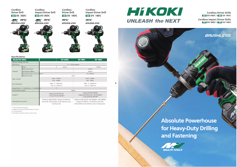 Image de la première page du manuel de l'appareil DV36DC