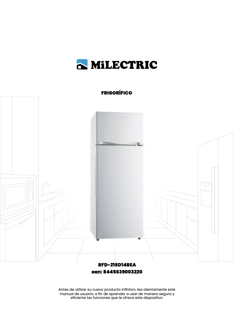 Página 1 del manual Manual de usuario Milectric RFD-216D14BEA