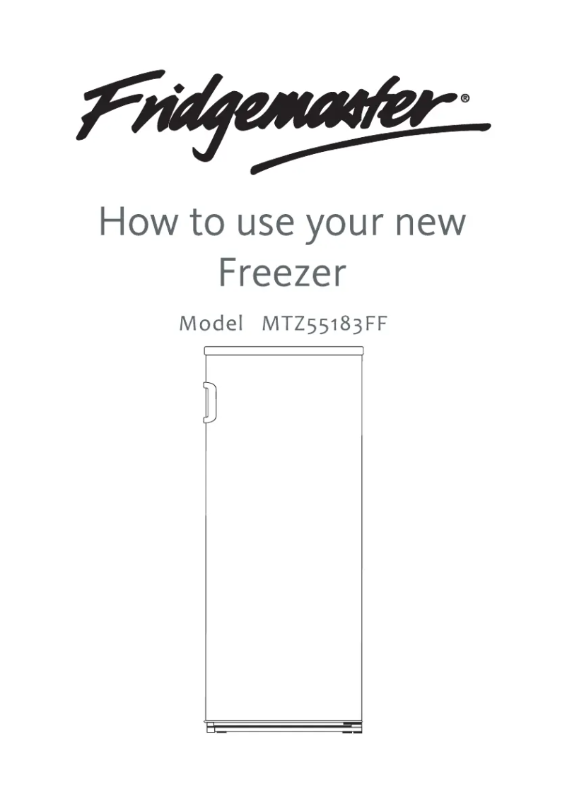 Image de la première page du manuel de l'appareil MTZ55183FF