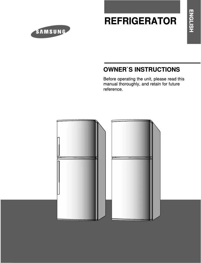 Página 1 del manual Manual de usuario Samsung RT34MBSB