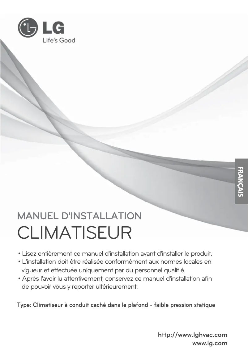 Page n°1 - Manuel utilisateur LG ARNU153B1G2