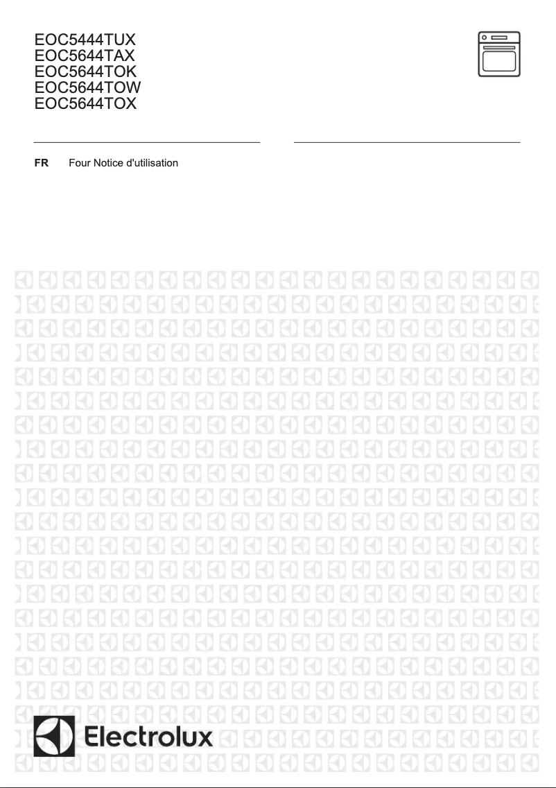 Page 1 de la notice Manuel utilisateur Electrolux EOC5644TOW
