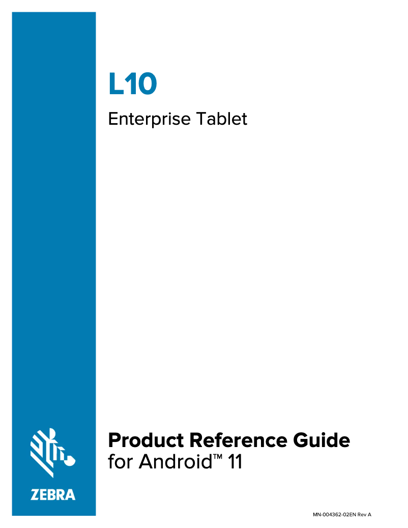 Page n°1 - Manuel utilisateur Xplore XSLATE L10