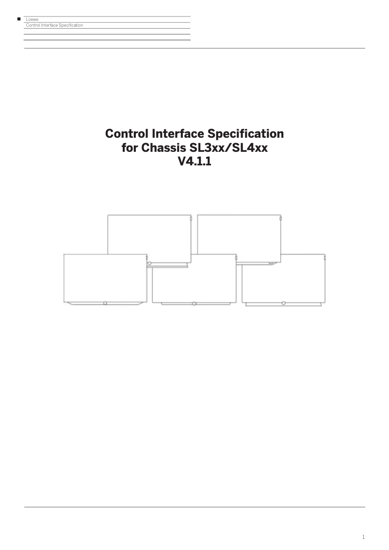 Image de la première page du manuel de l'appareil Control Interface