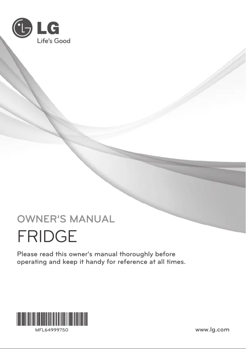 Image de la première page du manuel de l'appareil GR-F401ESNX