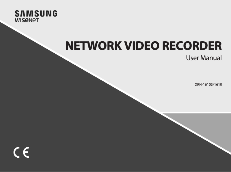 Page n°1 - Manuel utilisateur Hanwha XRN-1610P
