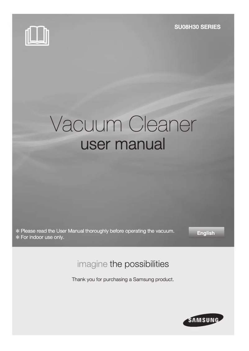 Page 1 de la notice Manuel utilisateur Samsung SU08H3050P