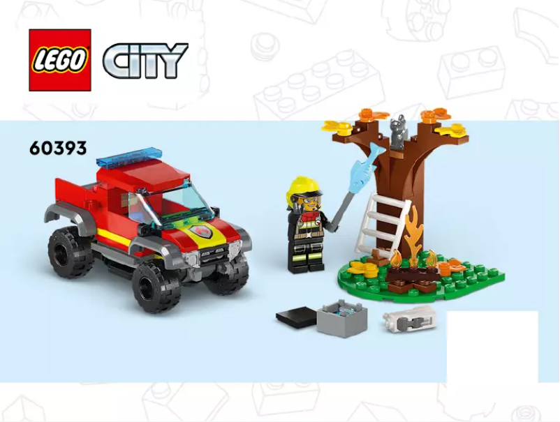 Page 1 de la notice Manuel utilisateur Lego City 60393