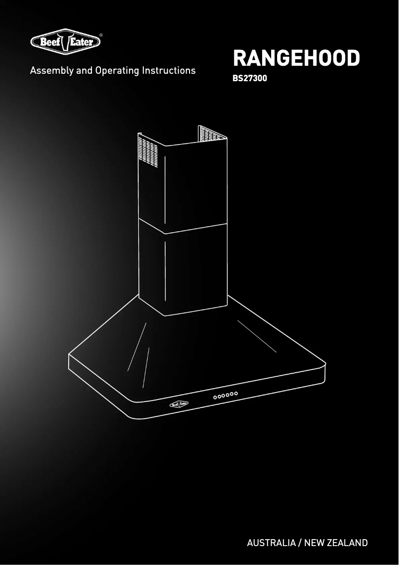 Página 1 del manual Manual de usuario BeefEater BS27300
