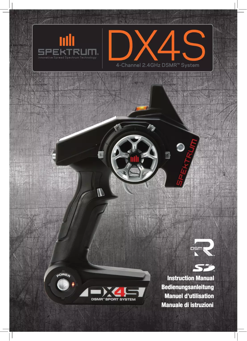Page 1 de la notice Manuel utilisateur Spektrum DX4S