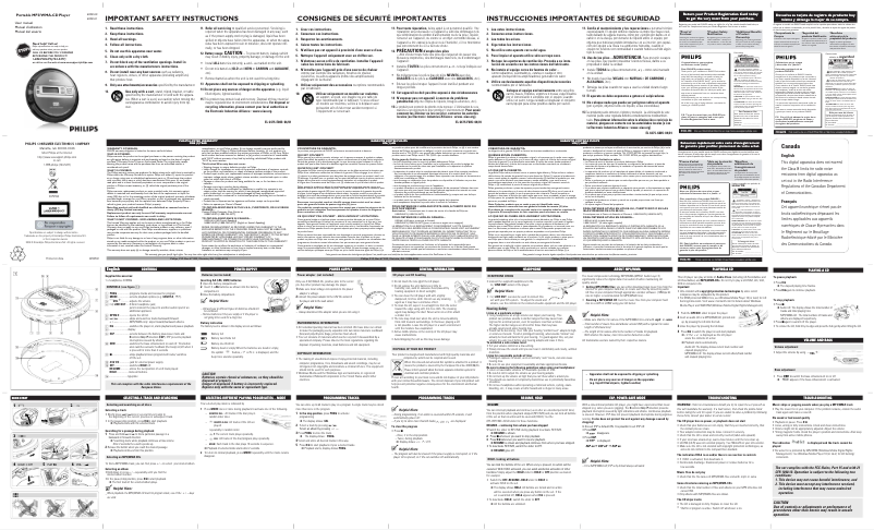 Página 1 del manual Manual de usuario Philips EXP2550