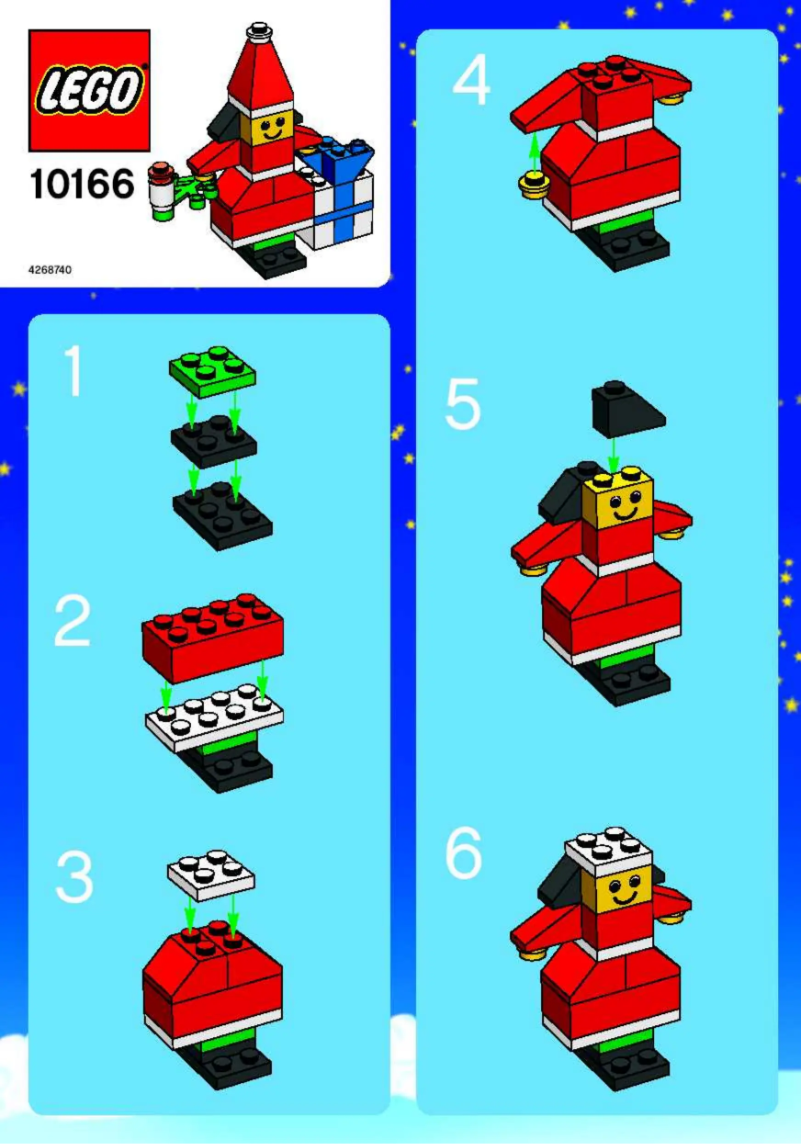 Page n°1 - Manuel utilisateur Lego Bionicle 10166