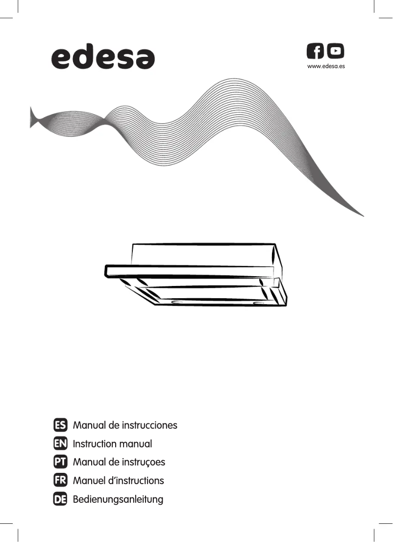 Page 1 de la notice Manuel utilisateur Edesa ECT-6411 WH