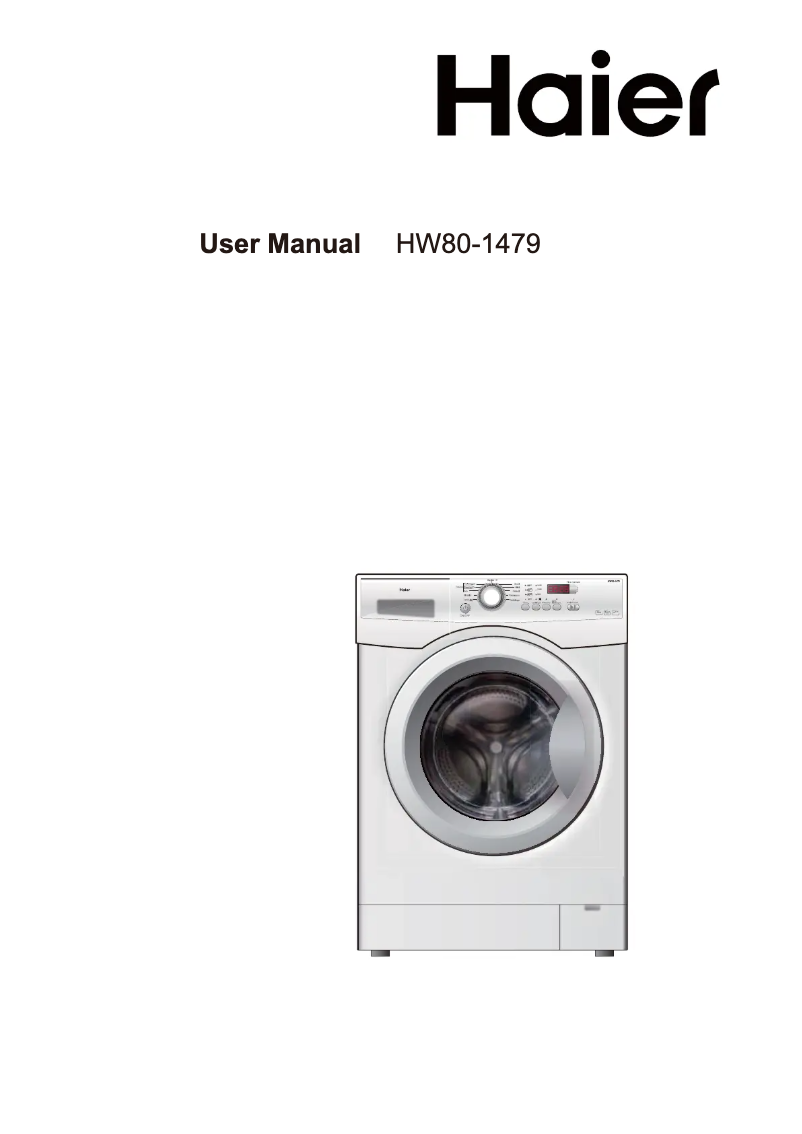 Image de la première page du manuel de l'appareil HW80-1479-DF