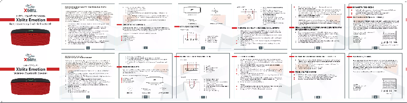 Page 1 de la notice Manuel utilisateur Xblitz Emotion