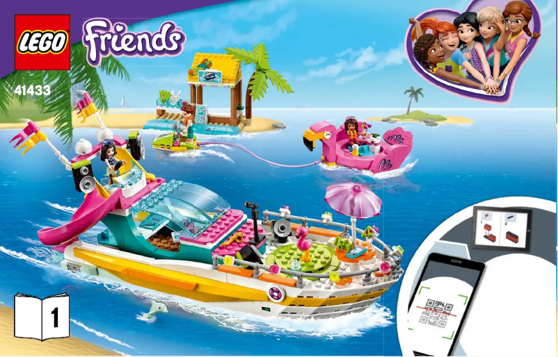 Page 1 de la notice Manuel utilisateur Lego Friends 41433