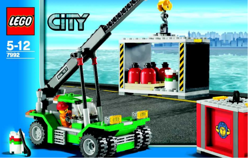 Page 1 de la notice Manuel utilisateur Lego Container Stacker