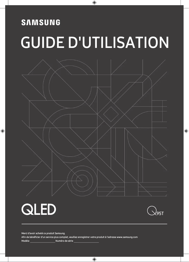 Page 1 de la notice Manuel utilisateur Samsung QA75Q95TAK