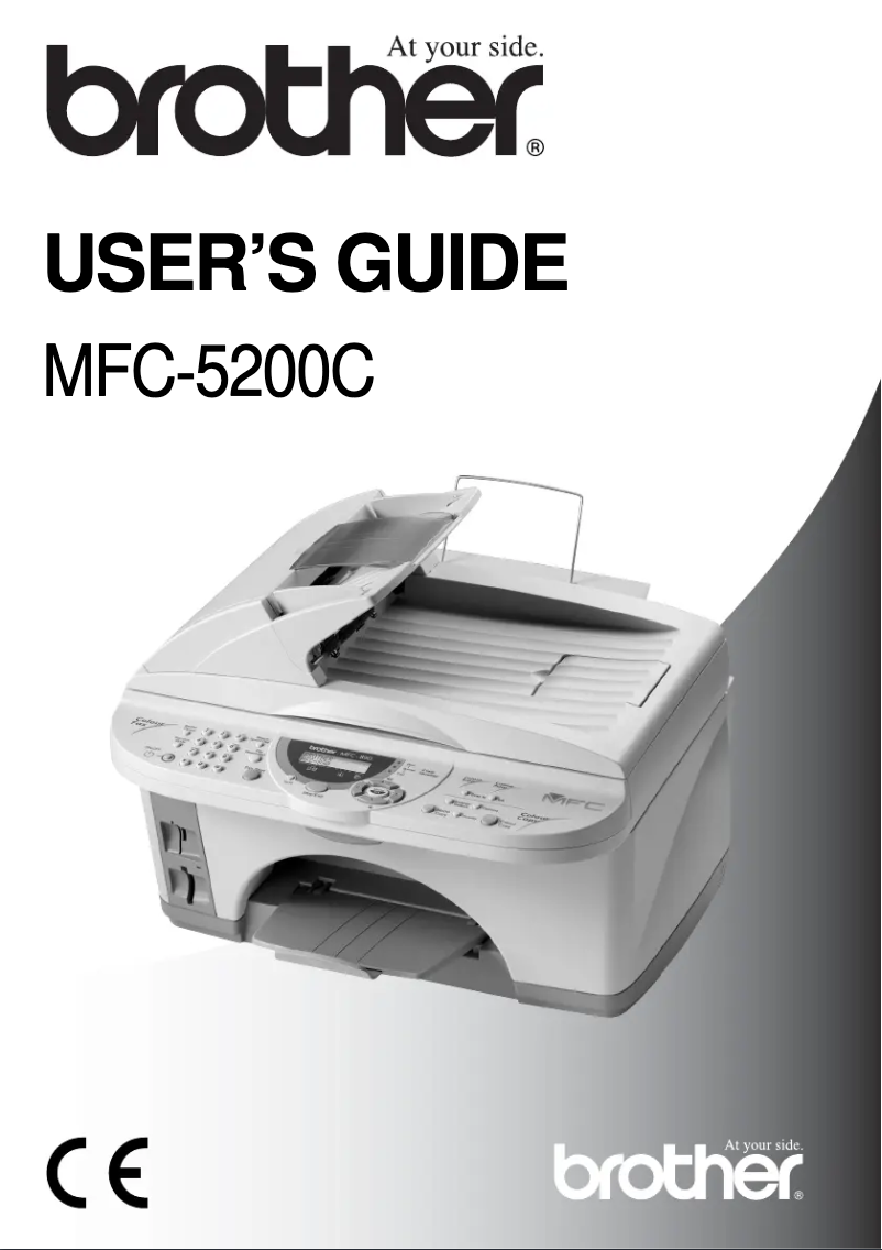 Page 1 de la notice Manuel utilisateur Brother MFC-5200C