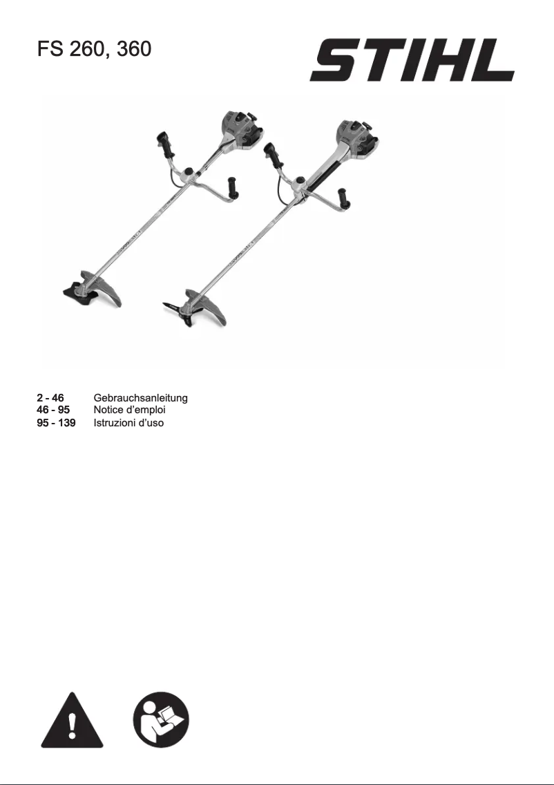 Image de la première page du manuel de l'appareil FS 260