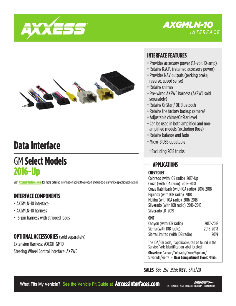 Image de la première page du manuel de l'appareil AXGMLN-10