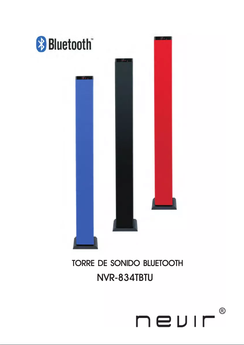 Page n°1 - Manuel utilisateur Nevir NVR-834TBTU