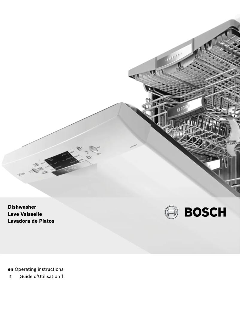 Page 1 de la notice Manuel utilisateur Bosch SGE63E15UC