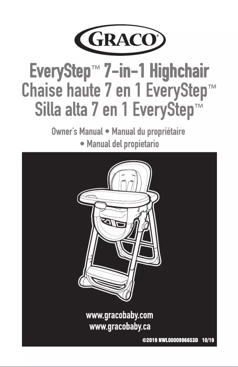 Page 1 de la notice Manuel utilisateur Graco EveryStep